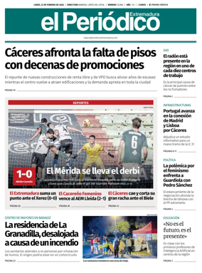 Cover of El Periodico Extremadura
