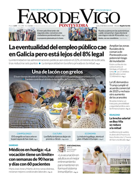 Cover of Faro de Vigo (Pontevedra)