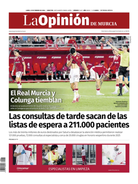 Cover of La Opinion de Murcia