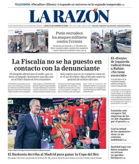 Cover of La Razon (Levante)