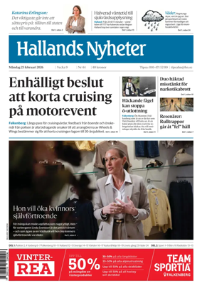 Cover of Hallands Nyheter