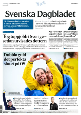Cover of Svenska Dagbladet