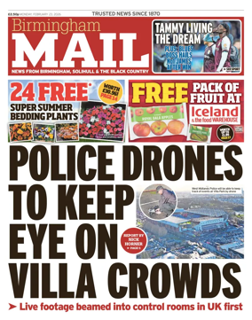 Cover of Birmingham Mail