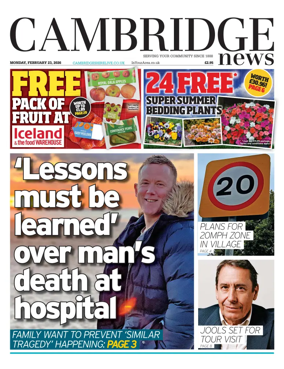 Cover of Cambridge News