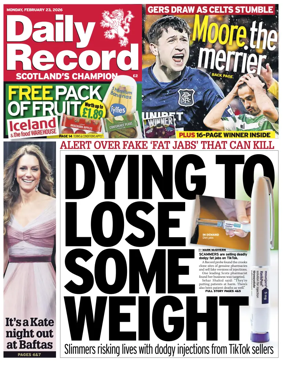 Cover of Daily Record