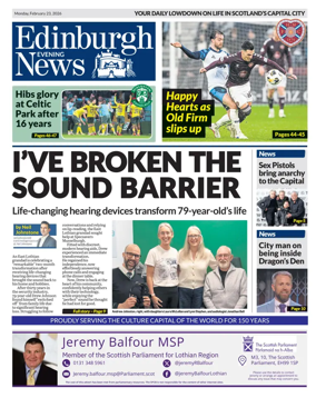 Cover of Edinburgh Evening News