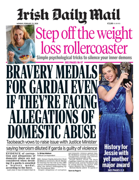 Cover of Irish Daily Mail