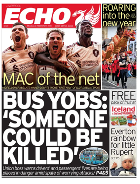 Cover of Liverpool Echo
