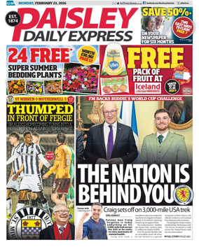 Cover of Paisley Daily Express