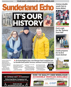 Cover of Sunderland Echo