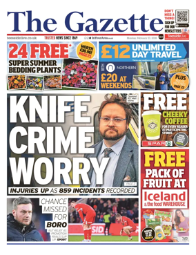 Cover of Teesside Evening Gazette