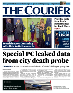 Cover of The Courier & Advertiser (Angus and Dundee)