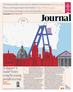 Cover of The Guardian e-paper Journal