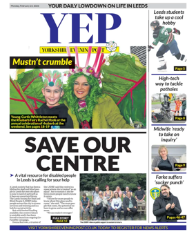 Cover of Yorkshire Evening Post