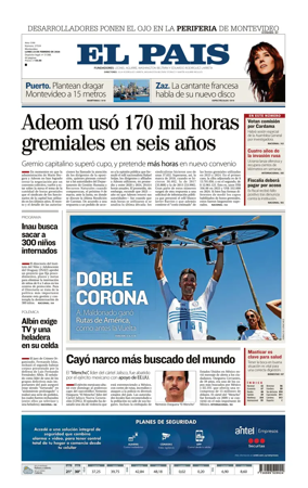 Cover of El Pais (Uruguay)