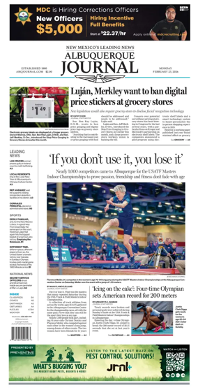 Cover of Albuquerque Journal