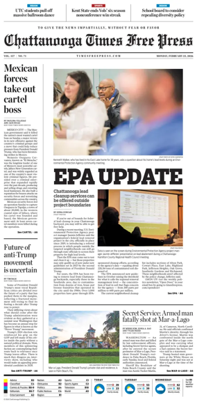 Cover of Chattanooga Times Free Press