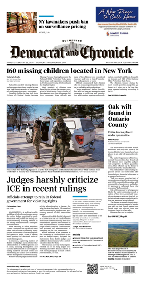 Cover of Democrat and Chronicle