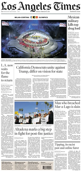 Cover of Los Angeles Times