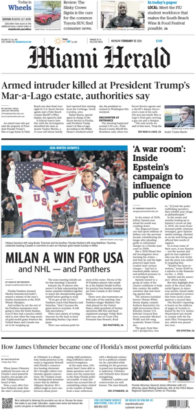 Cover of Miami Herald