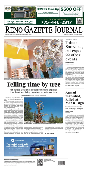 Cover of Reno Gazette Journal