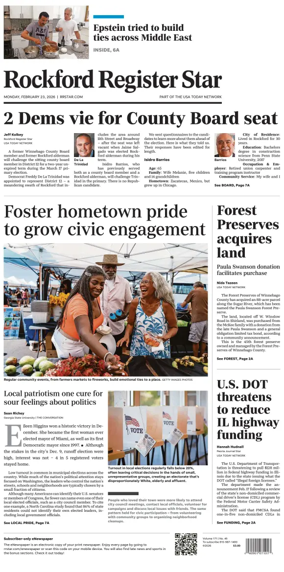 Cover of Rockford Register Star