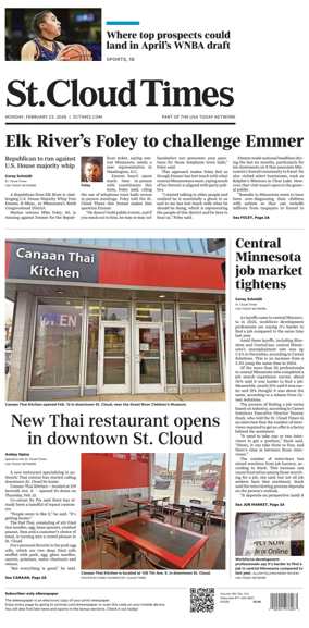 Cover of St. Cloud Times