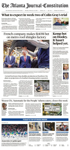 Cover of The Atlanta Journal-Constitution