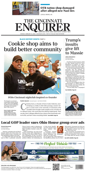 Cover of The Cincinnati Enquirer