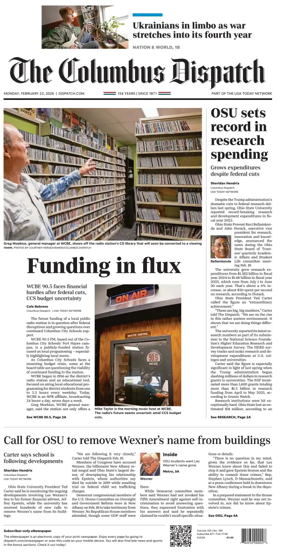 Cover of The Columbus Dispatch