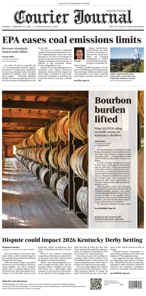 Cover of The Courier-Journal (Louisville)