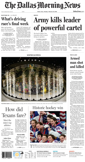 Cover of The Dallas Morning News