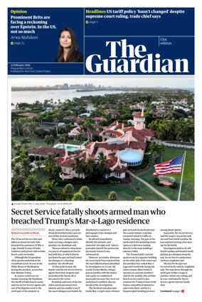 Cover of The Guardian (USA)