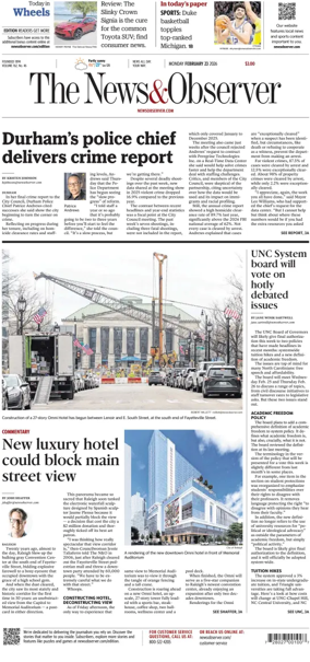 Cover of The News & Observer