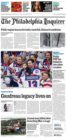 Cover of The Philadelphia Inquirer