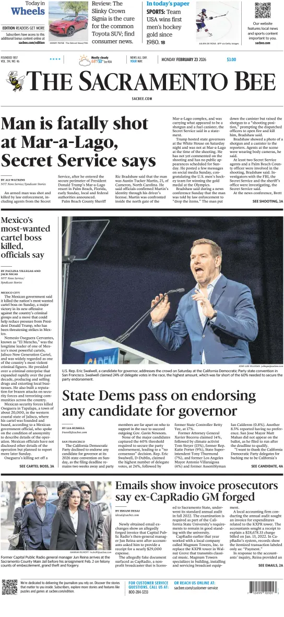 Cover of The Sacramento Bee
