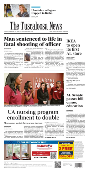 Cover of The Tuscaloosa News