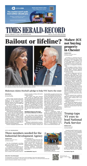 Cover of Times Herald-Record