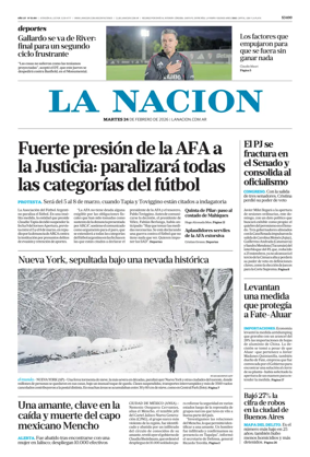 Cover of La Nacion