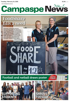 Cover of Campaspe News