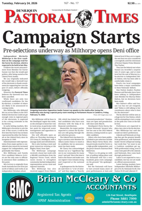 Cover of Deniliquin Pastoral Times