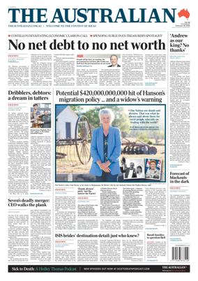 Cover of The Australian