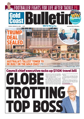 Cover of The Gold Coast Bulletin