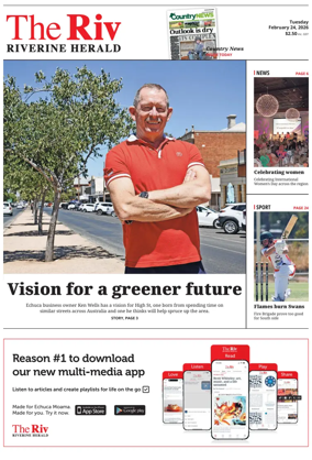 Cover of The Riverine Herald