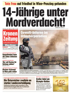 Cover of Kronen Zeitung
