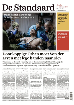 Cover of De Standaard
