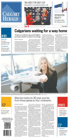 Cover of Calgary Herald