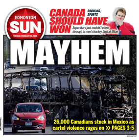 Cover of Edmonton Sun