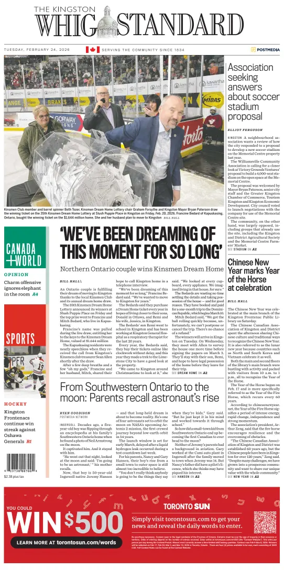 Cover of Kingston Whig-Standard