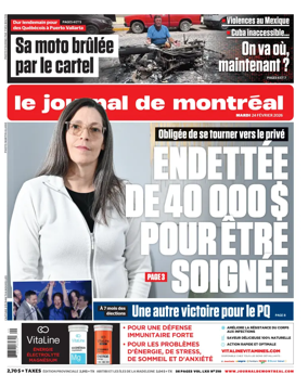 Cover of Le Journal de Montreal